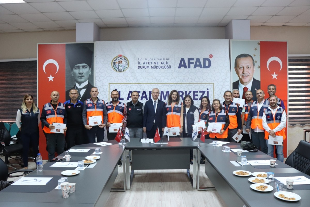AFAD Gönüllüsü Sertifika Töreni Yapıldı