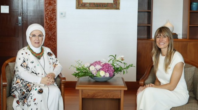 Emine Erdoğan, İspanya Başbakanı'nın eşi ile görüştü