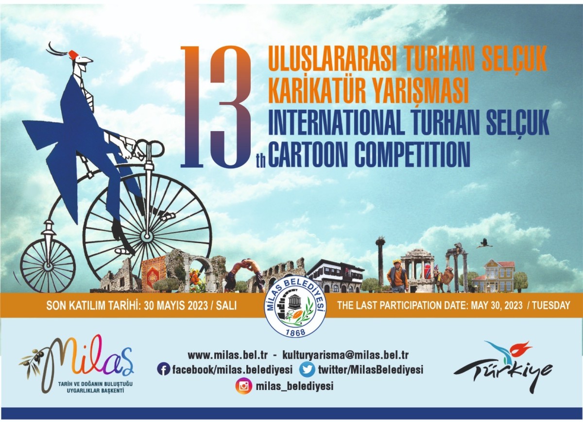 13. Uluslararası Turhan Selçuk Karikatür Yarışması’nda son gün 30 Mayıs