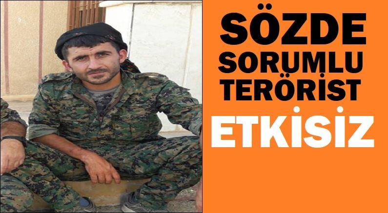MİT PKK/YPG Sözde Şehba Bölge Sorumlusunu Etkisiz Hale Getirdi