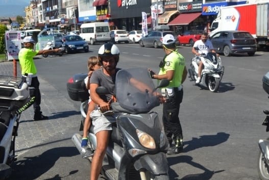 Fethiye’de Motosiklet Uygulamaları Sıklaştırıldı