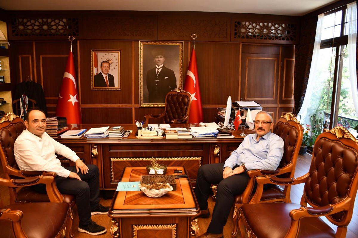 Başkan Akdenizli’den Kaymakam Karaman'a Ziyaret