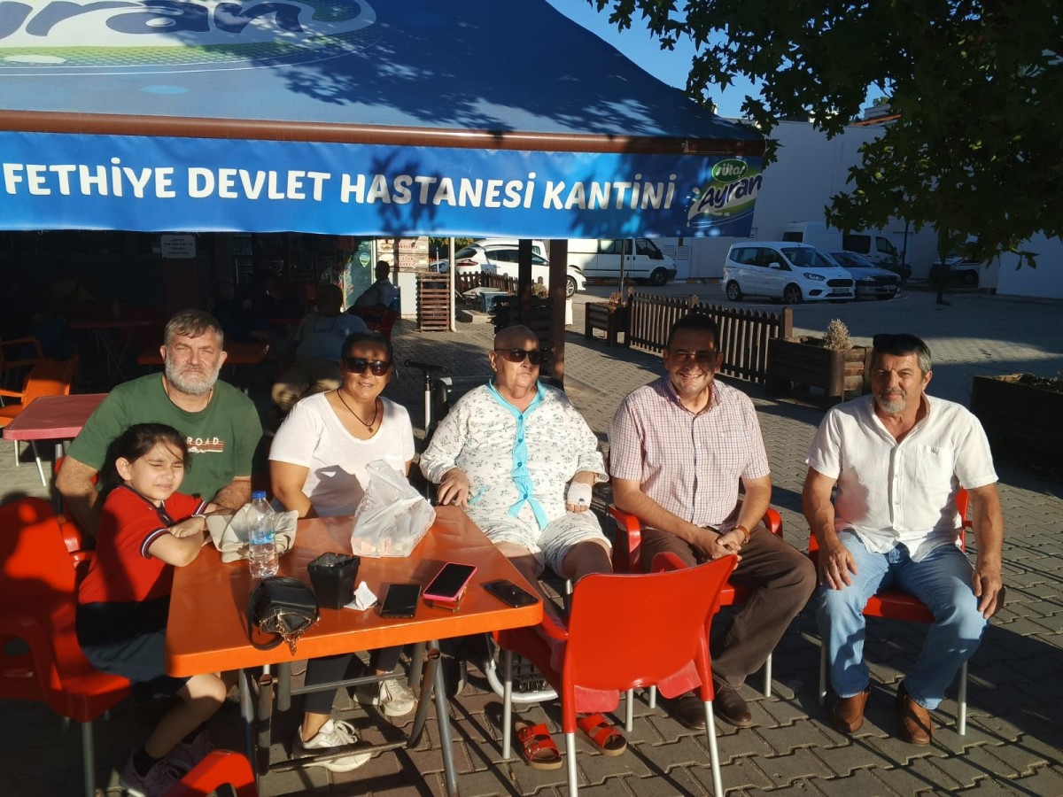 Fethiye Belediye Başkan adayı Salih Eroğlu'ndan “Geçmiş Olsun” Ziyareti