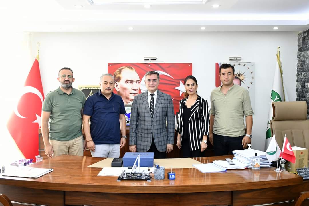 Sendika Temsilcileri, Yatağan Belediye Başkanı Mustafa Toksöz'ü Ziyaret Etti