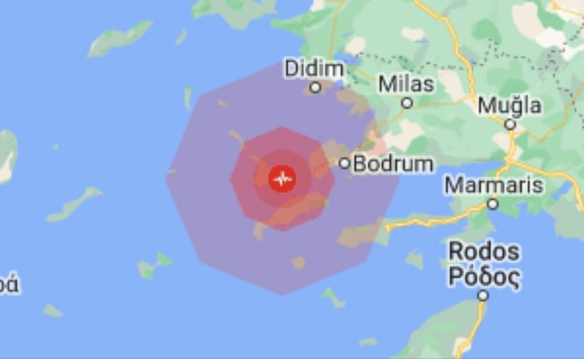 Bodrum'da 4.1 Şiddetinde Deprem