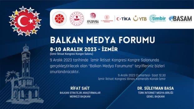 İzmir’de “Balkan Medya Forumu” düzenleniyor