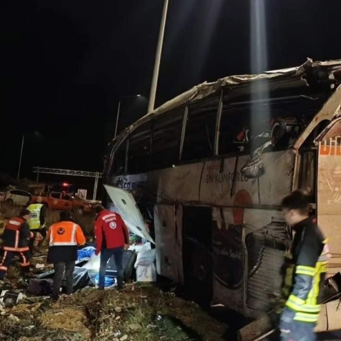 Mersin’de otobüs kazası: 9 ölü, 30 yaralı