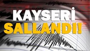 Kayseri'de Deprem! AFAD Duyurdu
