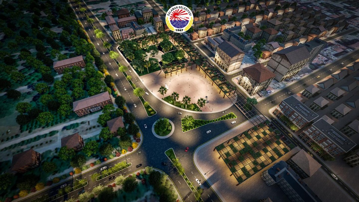 Dalaman Cumhuriyet Meydanı, İlçenin Merkezine  Değer Katacak.