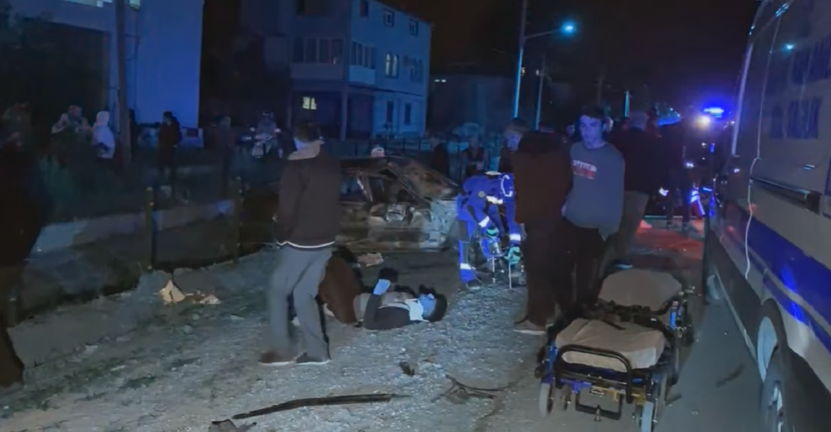 Esenköy'de Kaza 4 Yaralı 