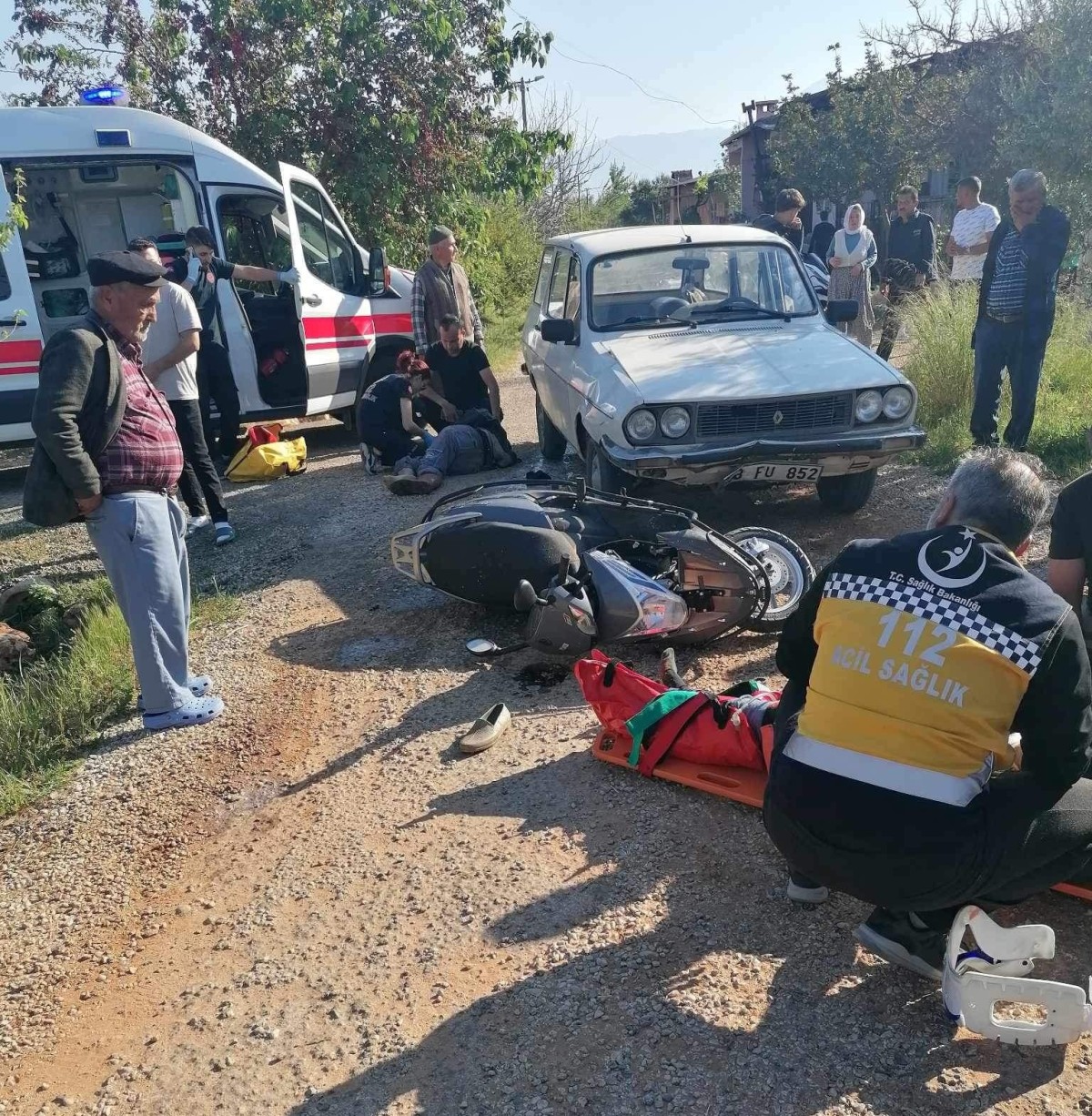 Seydikemer'de Trafik Kazası 2 Yaralı 