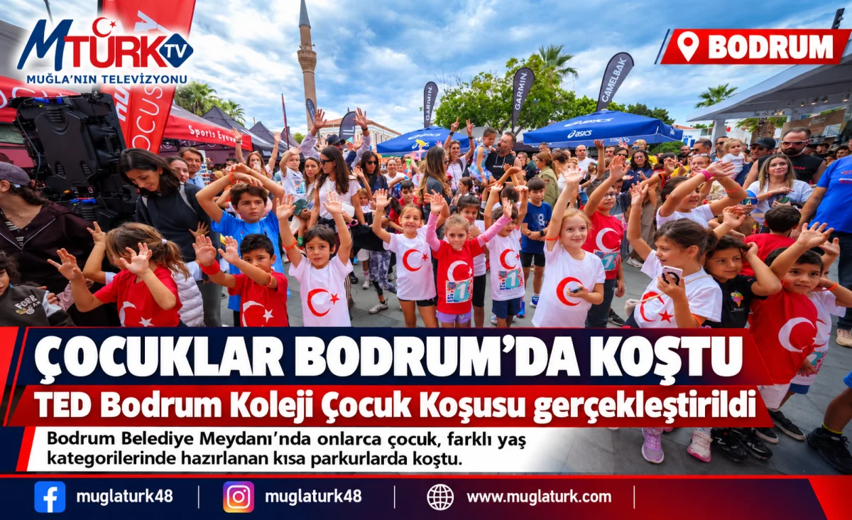 Bodrum’da Yarı Maraton Heyecanı: Minik Sporcular Madalyalarını Aldı