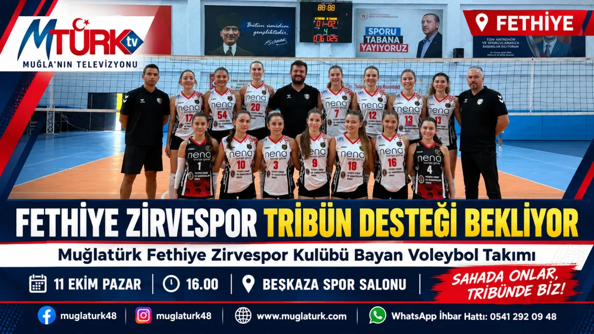 Muğlatürk Fethiye Zirvespor, Muğla Sportif Akademi ile Karşılaşacak