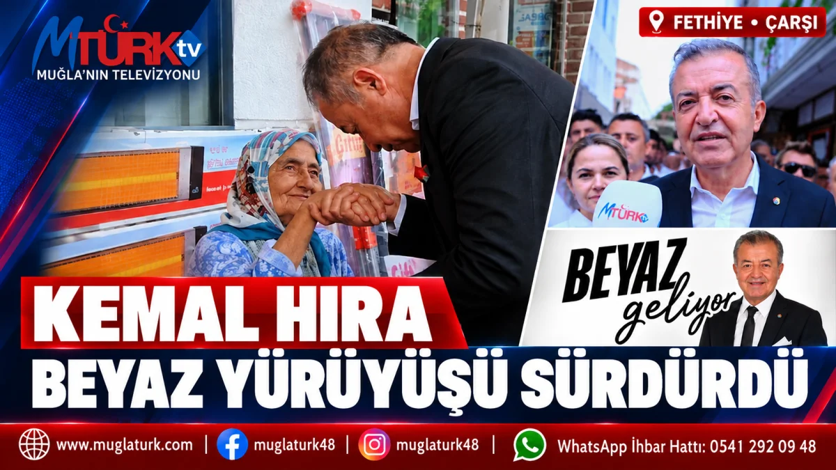 Kemal Hıra, Beyaz Yürüyüşü Çalış’ta Sürdürdü
