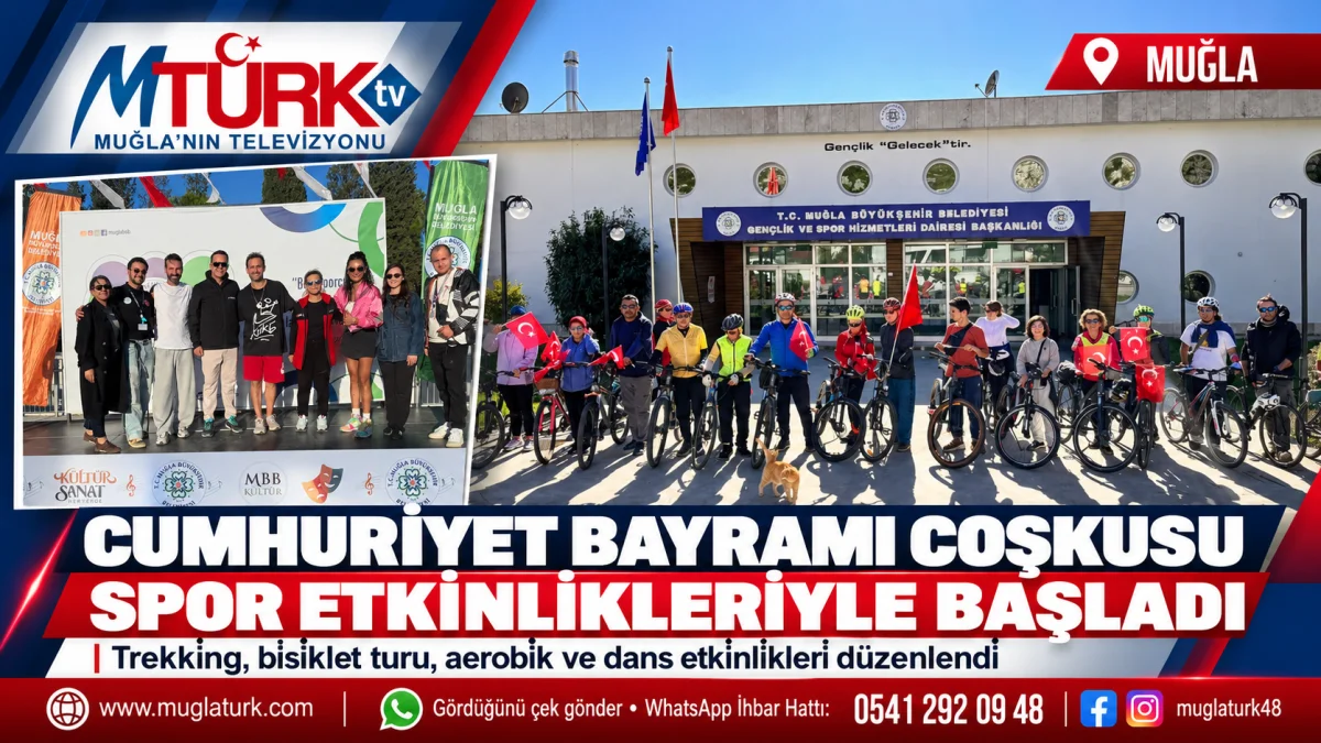 Muğla’da Cumhuriyet Bayramı Coşkusu Sporla Başladı