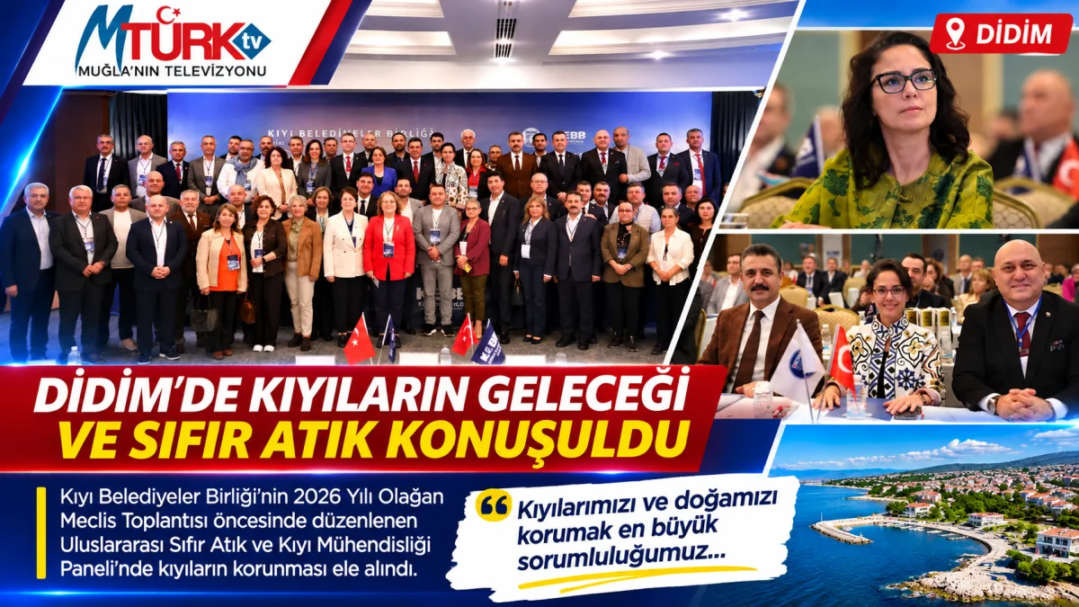 Didim’de Uluslararası Sıfır Atık ve Kıyı Mühendisliği Paneli