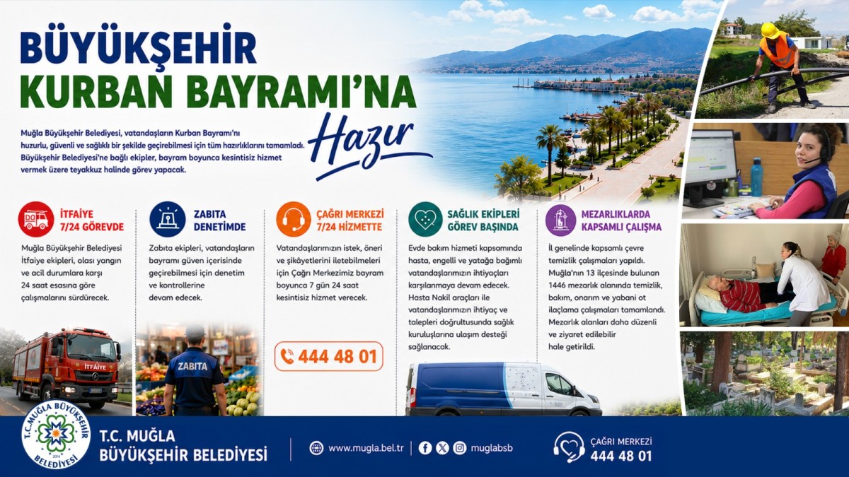 Büyükşehir Kurban Bayramı’na Hazır