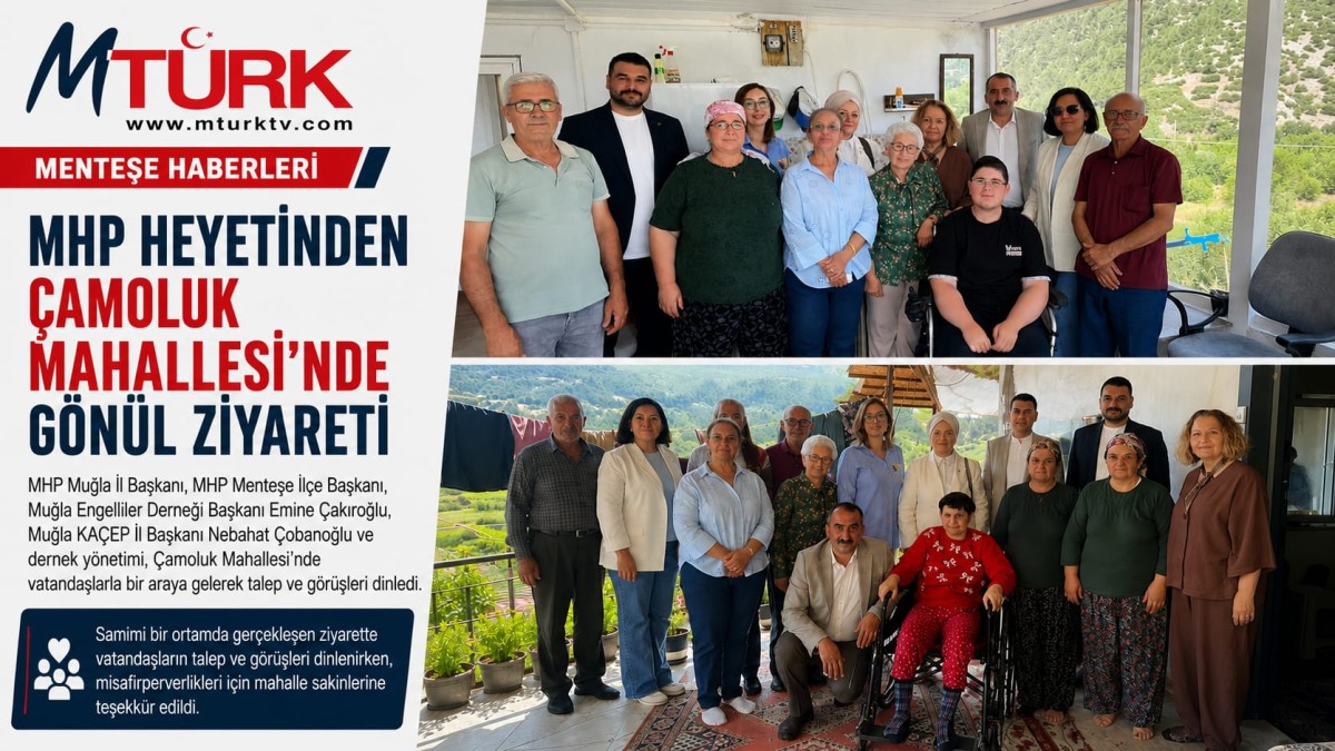 MHP Heyetinden Çamoluk Mahallesi'nde Gönül Ziyareti