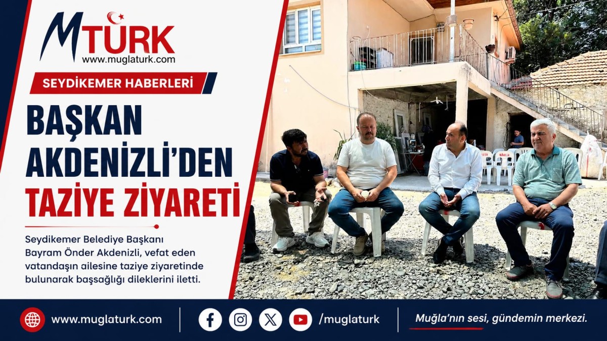 Başkan Akdenizli'den Taziye Ziyareti