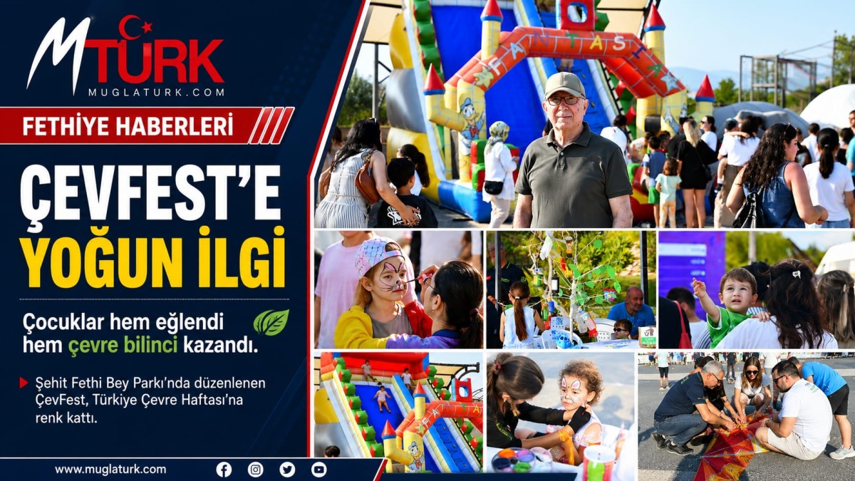 Fethiye Belediyesi’nden Çevre Haftası’na Renkli Etkinlik