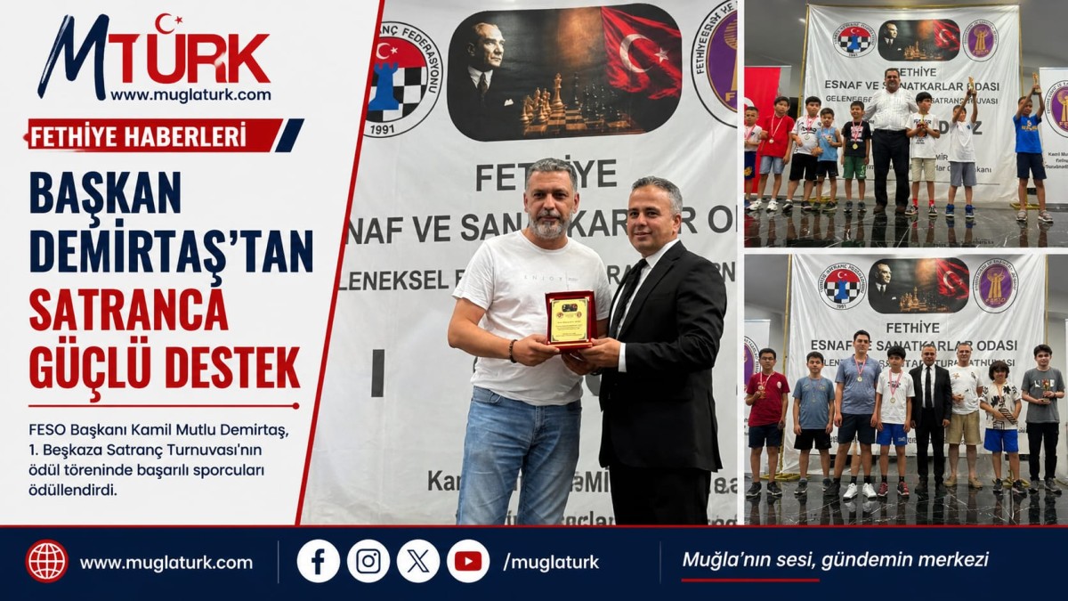 BAŞKAN DEMİRTAŞ'TAN SATRANCA GÜÇLÜ DESTEK