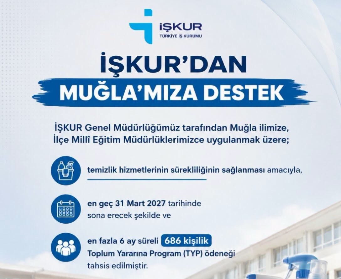 “İŞKUR’dan Muğla’ya Büyük Destek”