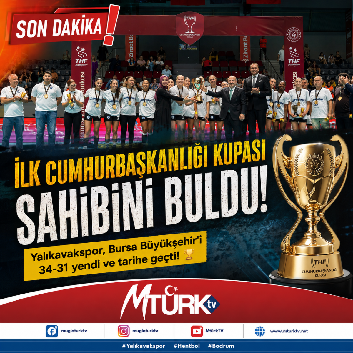 Tarih Yazdılar! İlk Kupa Bodrum'da