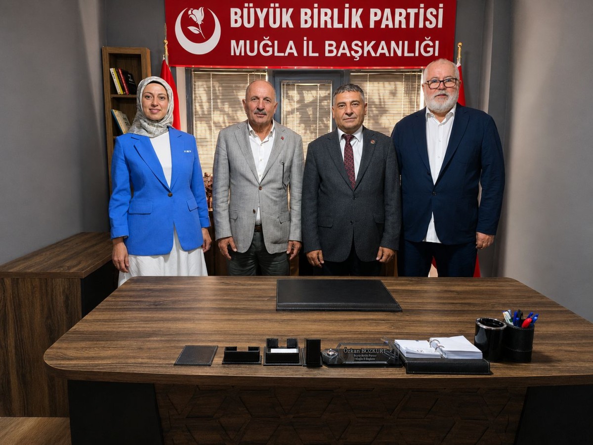 BBP Muğla İl Başkanlığında Önemli Ziyaret: “Muğla İçin Ortak Akıl ve Birliktelik Vurgusu”