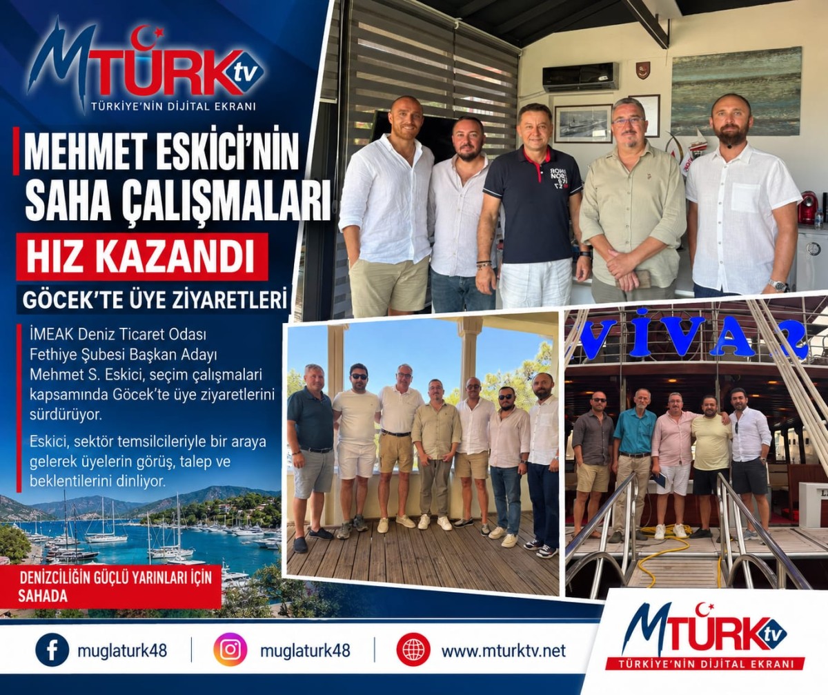 MEHMET ESKİCİ’NİN ÜYE ZİYARETLERİ HIZ KAZANDI