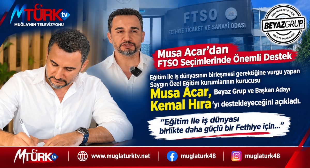 Musa Acar'dan FTSO Seçimlerinde 