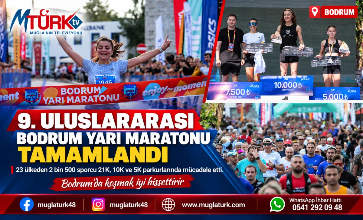 Bodrum Yarı Maratonu: 23 Ülkeden 2500 Sporcu Koştu