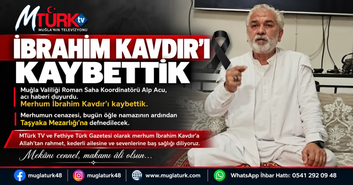 İbrahim Kavdır Vefat Etti: Cenazesi Taşyaka Mezarlığı'nda