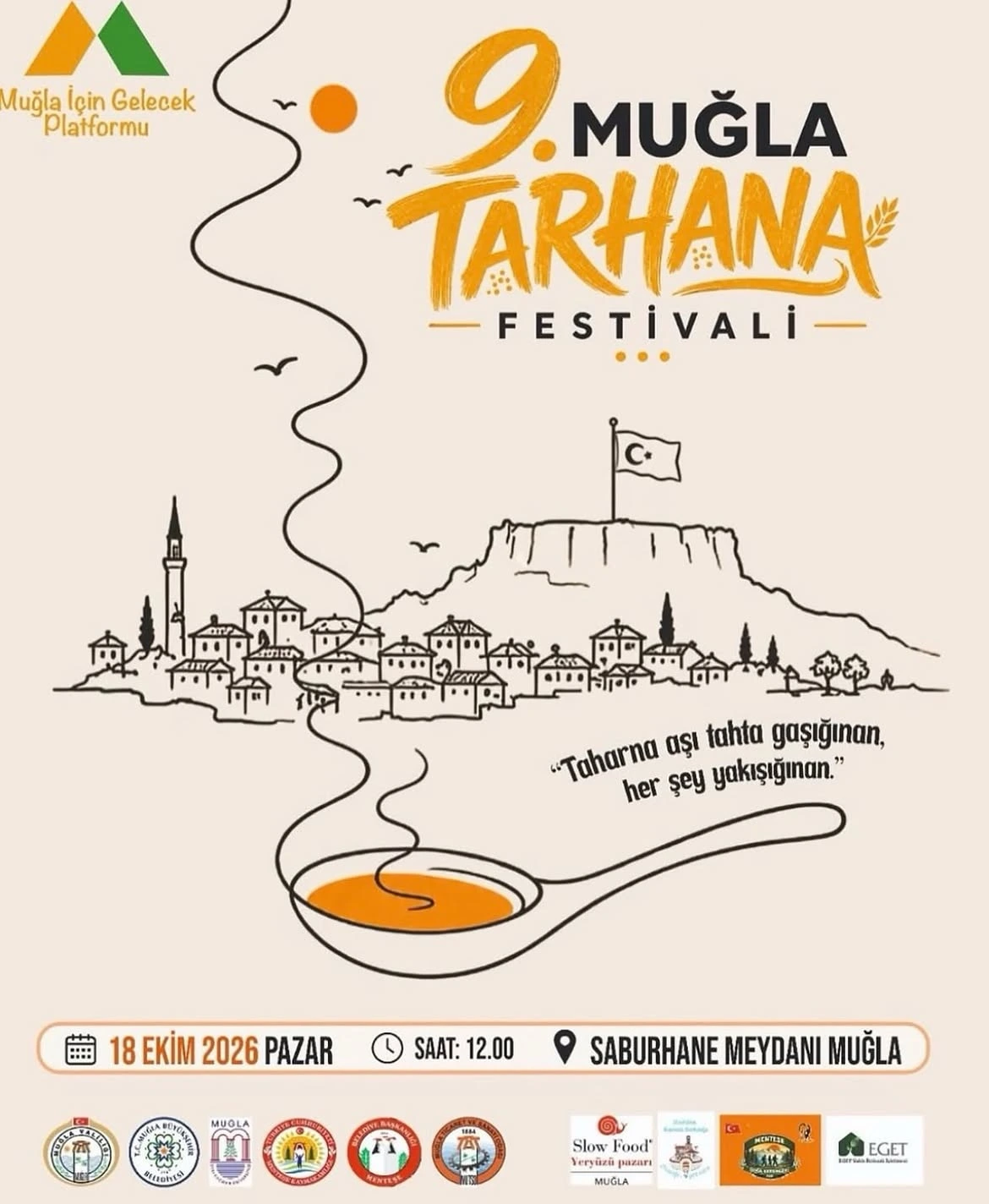 9. Muğla Tarhana Festivali 18 Ekim’de Saburhane Meydanı’nda