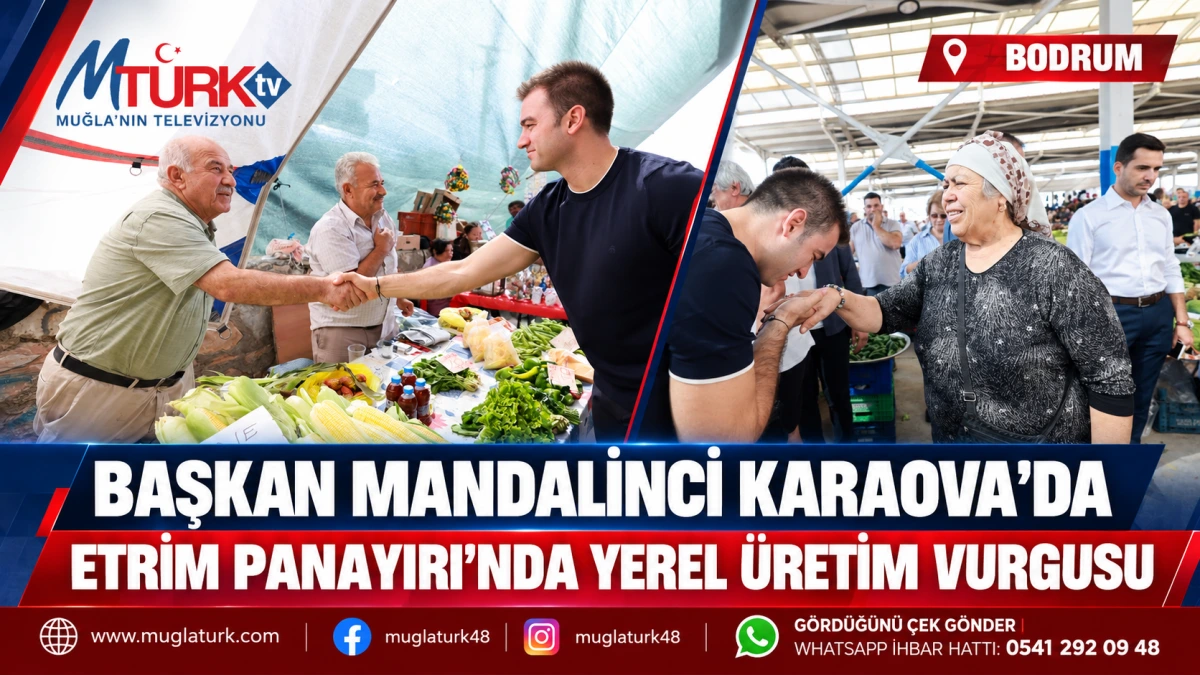 Başkan Mandalinci Karaova’da Esnaf ve Vatandaşlarla Buluştu