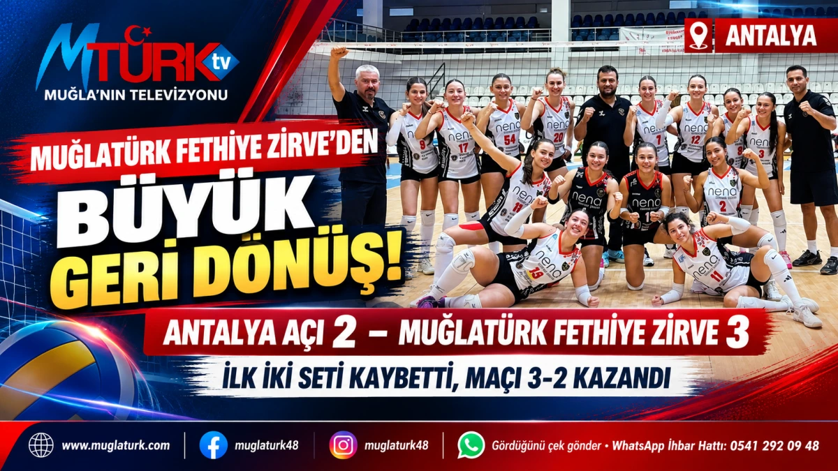 MuğlaTürk Fethiye Zirve’den Antalya’da Büyük Geri Dönüş