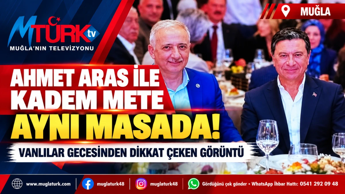Ahmet Aras ile Kadem Mete Aynı Masada: Siyasette Dikkat Çeken Buluşma