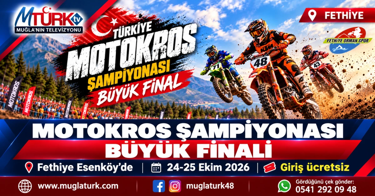Fethiye’de Motokros Şampiyonası’nın Büyük Finali Başladı