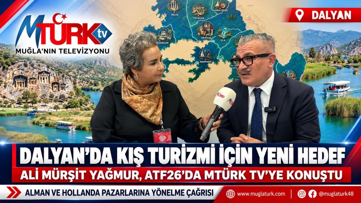 Turizmci Ali Mürşit Yağmur Antalya Turizm Fuarı'nda Dalyan'ı Anlattı