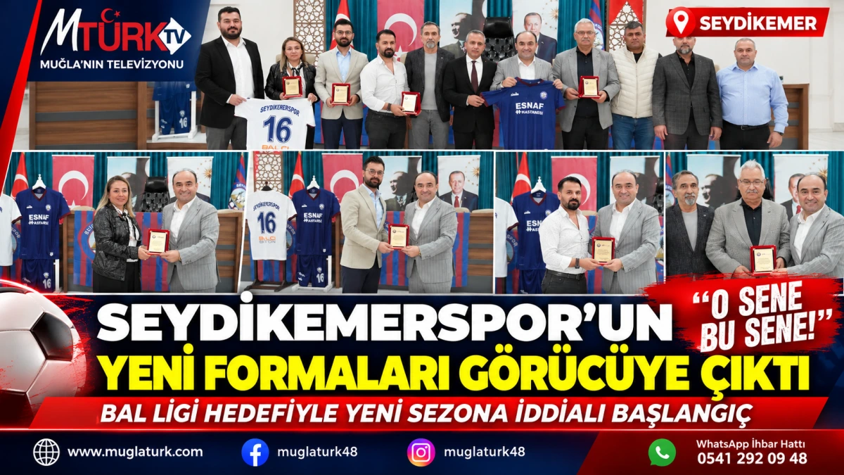 Seydikemerspor yeni sezon formalarını tanıttı: “O sene bu sene!”