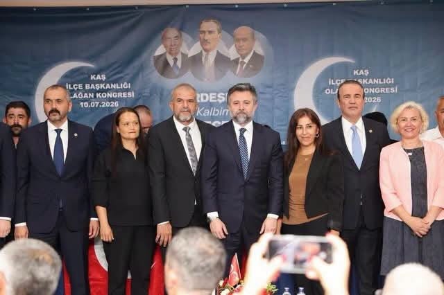 MHP Kaş İlçe Başkanlığına Bayram Bulut Seçildi