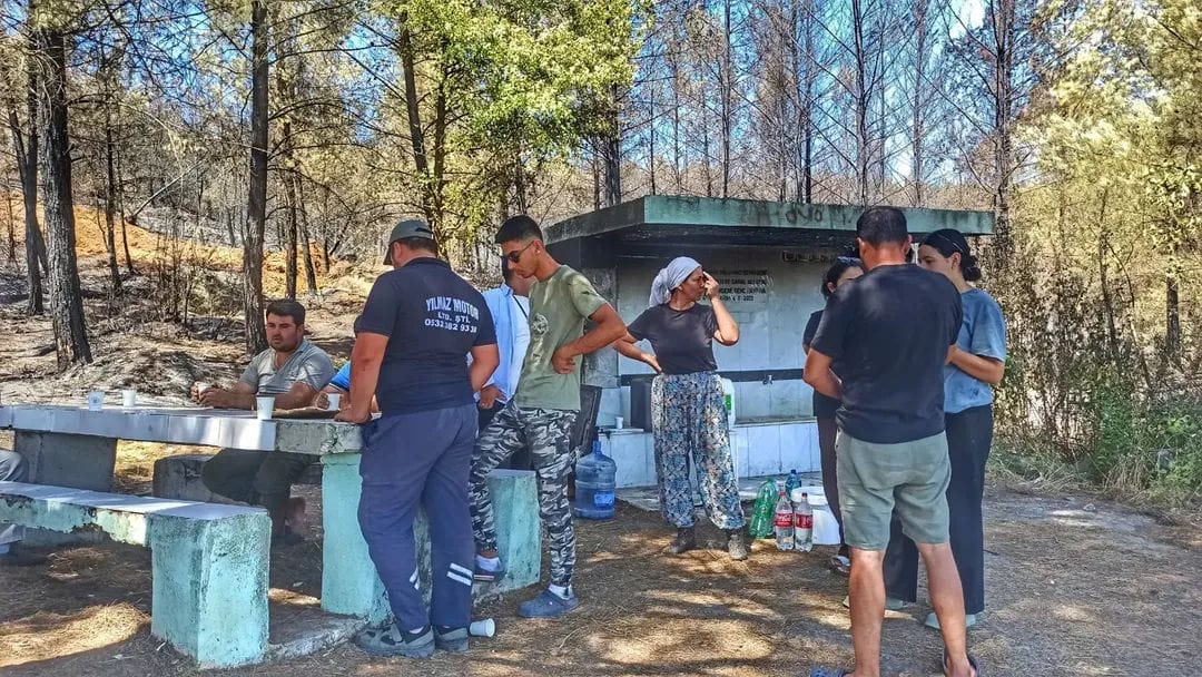 Fethiye'de Yangının Ardından Tarım Arazilerinde Hasar Tespiti Yapıldı