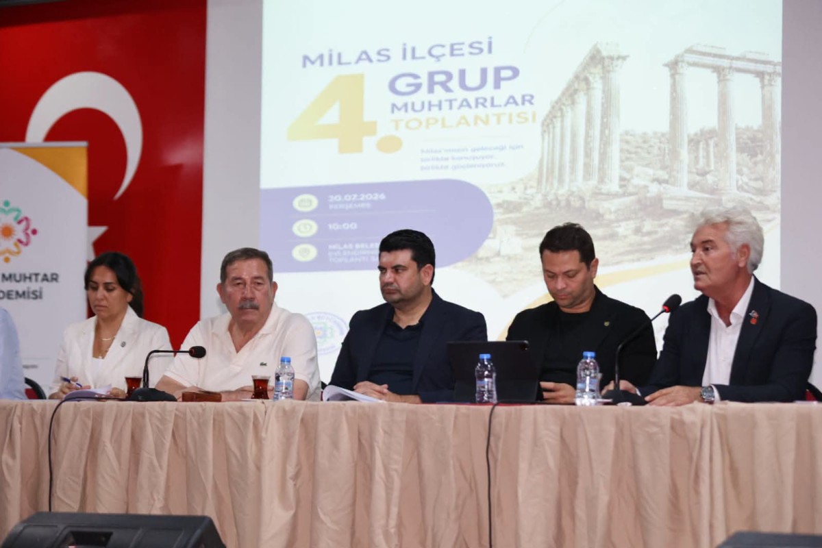 Milas'ta Muhtarlarla Koordinasyon Toplantısı Düzenlendi
