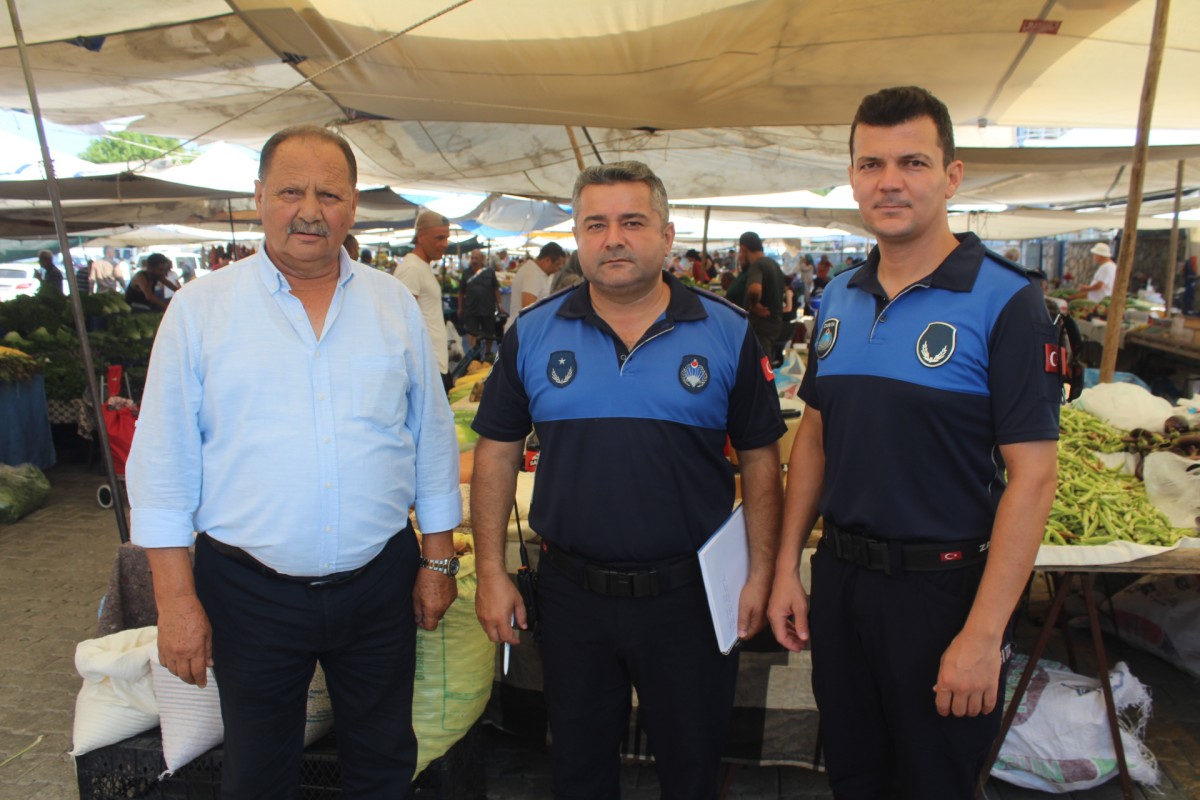 “Fethiye Cuma Üretici Pazarı Denetlendi”