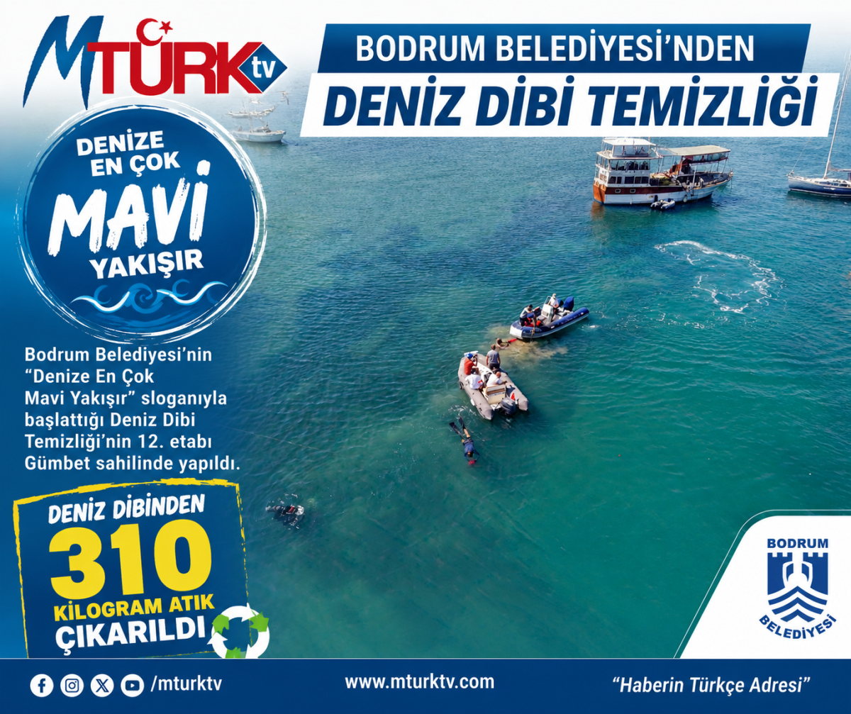 “310 Kilo Atık Denizden Çıkarıldı”