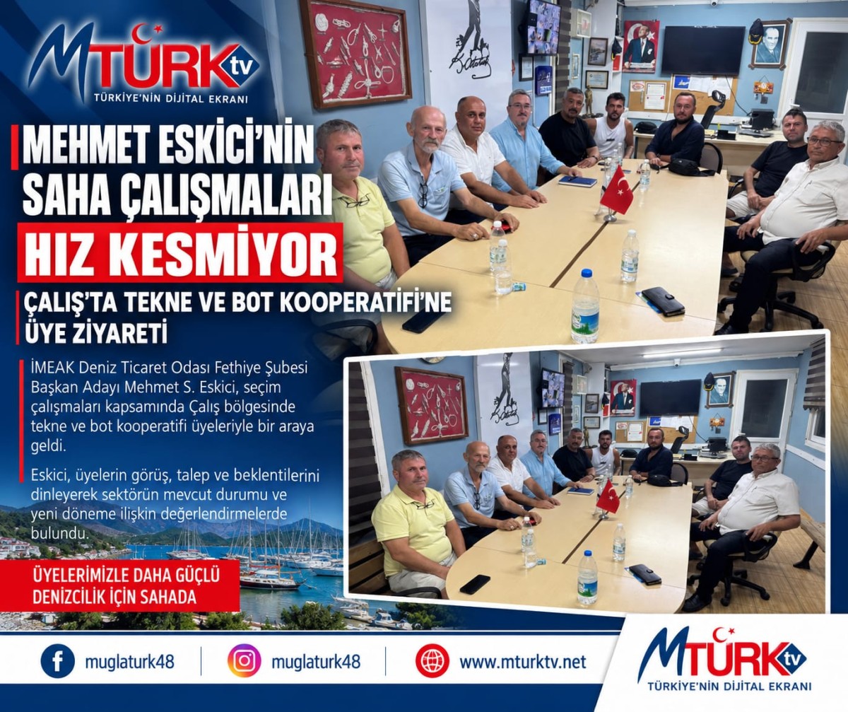 MEHMET ESKİCİ’NİN SAHA ÇALIŞMALARI HIZ KESMİYOR