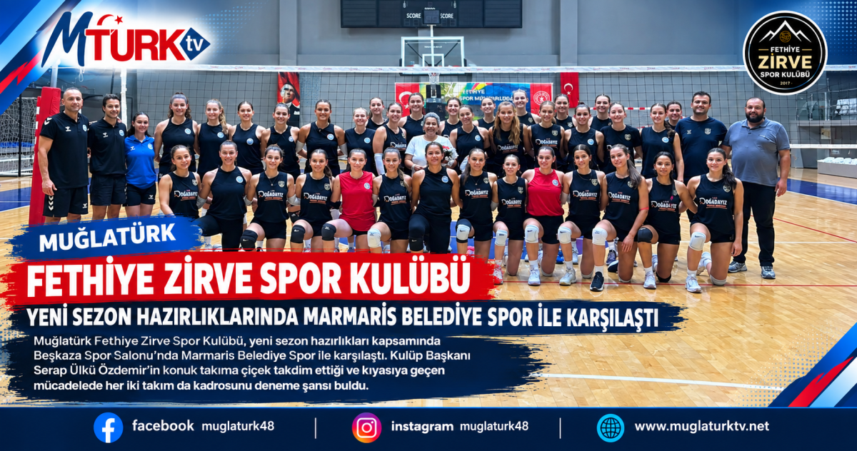 Muğlatürk Fethiye Zirve Spor Parkeye İndi: Beşkaza’da Heyecan Dolu Hazırlık Maçı!