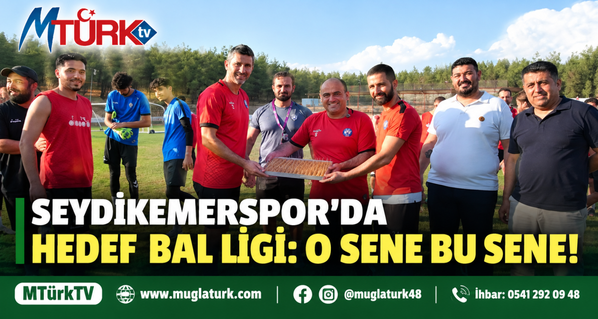 Seydikemerspor'da Şampiyonluk Parolası: Başkan Akdenizli BAL Hedefini Açıkladı!