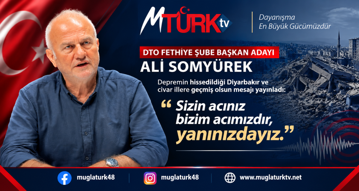 Ali Somyürek: Diyarbakır ve Tüm Civar İllere Geçmiş Olsun