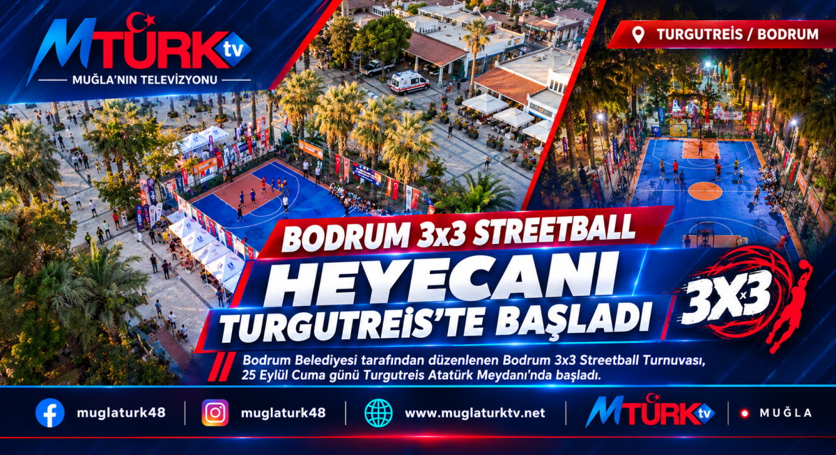 Bodrum 3x3 Streetball Heyecanı Turgutreis’te Başladı