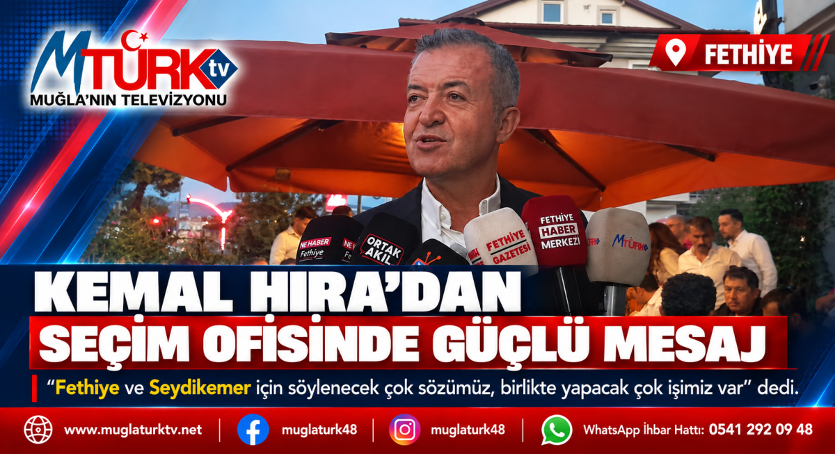 Kemal Hıra'dan Seçim Ofisinde Güçlü Mesaj 